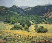 Granville Redmond Southern California Hills,n.d oil painting reproduction